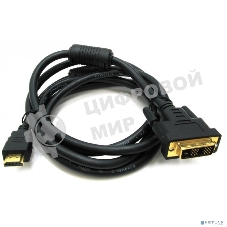 Кабель Rexant HDMI - DVI-D gold 3М с фильтрами