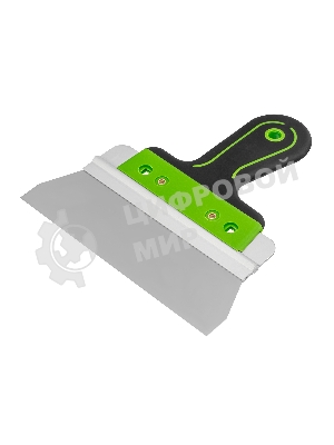 Шпатель фасадный Сибртех, нержавеющая сталь 420S45, 200 мм, двухкомпонентная рукоятка