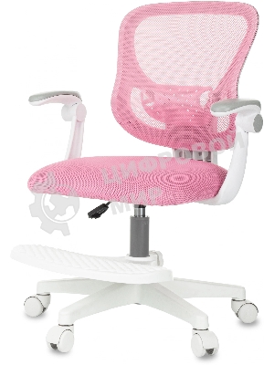 Кресло детское Бюрократ BuroKIDS 3 розовый Velvet 36, крестов. пластик
