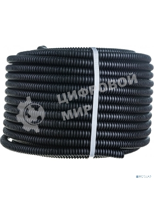 Труба гофрированная ПНД ЭРА черный d 16мм с зонд. легкая 50м (30)