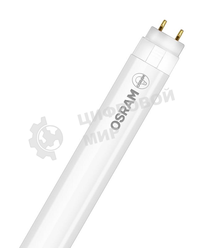 Лампа светодиодная LEDVANCE SubstiTUBE Basic T8 18W/840 (замена 36Вт) 18Вт трубчатая стекл. 4000К нейтр. бел. G13 1600лм 220-240В 1200мм двухсторон. прям. вкл. OSRAM