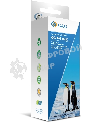 Чернила G&G GG-T6735LC светло-голубой100мл для Epson L800, L805, L810, L850