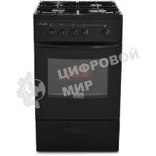 Плита газовая Лысьва ГП 400 МС СТ-2у черный, конфорок 4 шт, духовка 57 л, 50 см x 85 см x 60 см (без крышки)