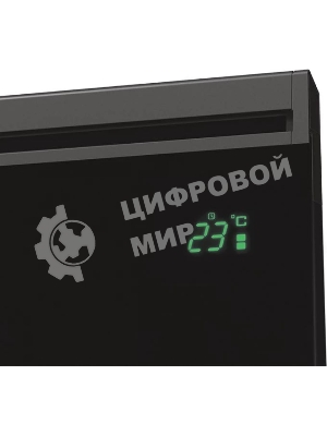 Конвективно-инфракрасный обогреватель Ballu Plaza Solar BIHP/S-1900 черный, 1900 Вт, 20 м2, термостат, дисплей