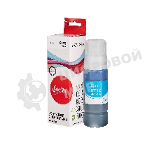 Чернила Sakura M0H54AE (№GT52 Cyan) для HP, голубой, 70 мл., 8000 к.