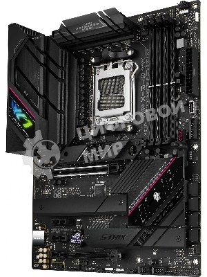 Материнская плата ASUS ROG STRIX B650E-F GAMING WIFI, AM5, AMD B650, 4xDDR5, 4xSATA, 3xM.2, 1xPCI-E 5.0 x16, 1xPCI-E 4.0 x4, 2xPCI-E x1, 1xHDMI, 1xDP, 1x 2.5Gb LAN, 4xUSB-A 2.0, 4xUSB-A 3.2 Gen 1, 2xUSB-A 3.2 Gen 2, 1xUSB-C 3.2 Gen 2, 1xUSB-C 3.2 Gen 2x2, 5x3.5 мм, 7.1, ATX