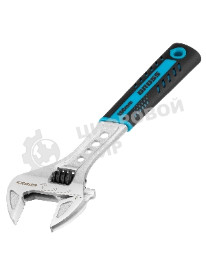 Ключ разводной Gross 15561 200 мм, CrV, двухкомпонентная ручка