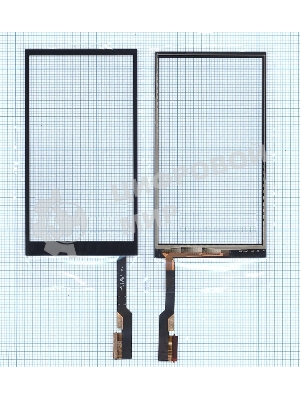 Сенсорное стекло (тачскрин) для HTC One M9+, черное