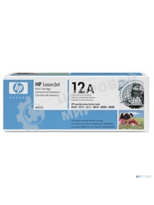 Картридж лазерный HP Q2612A черный для LaserJet 1010/1018/1020/1012/1015/3015/3020/3030 (2000 стр.)
