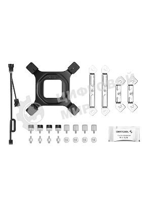 Кулер для процессора DEEPCOOL AG620 черный, 120 мм, алюминий/медь, 1850 об/мин, 29.4 дБ, 4 pin, 260 Вт, 157 мм