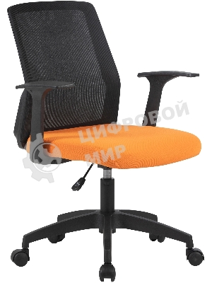 Кресло Cactus CS-MC222-BKOR черный, сетка, 100 кг