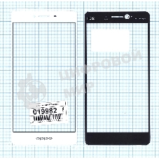 Защитное стекло для Oppo R7S белый
