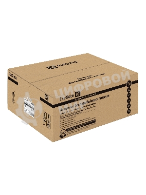 Источник бесперебойного питания (инвертор, синус, для котла, настенный) ExeGate FineSine SX-7000.LCD.AVR.2SH.T 7000VA/5000W, чистая синусоида, цветной LCD-дисплей, AVR, 2*Schuko+клеммы, линейно-интерактивный, внешняя батарея 48В до 200А·ч (поставляется отдельно), крепление настенное, черный