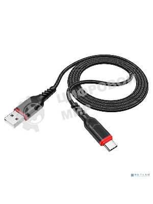 Кабель USB Type-C/HOCO HC-44920 X59/1m/2.4A/Нейлон/Black