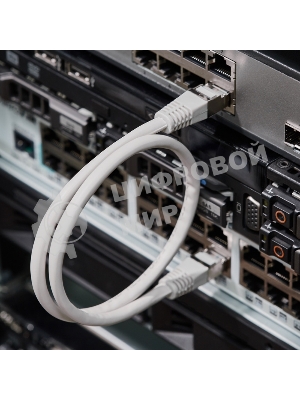 Пaтч-корд Rexant  F/UTP, cat. 5e, RJ45-RJ45, экранированный, 24AWG, LSZH, серый, 0,5м