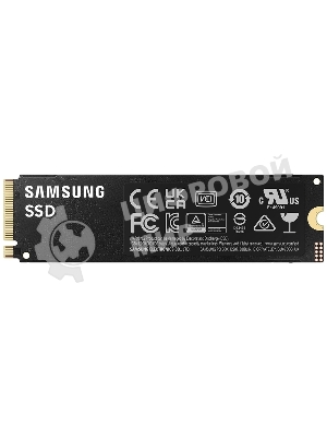 Накопитель SSD Samsung 990 PRO, 1000Gb, PCIe 4.0 x4, M.2 2280, NVMe, R/W 7450/6900