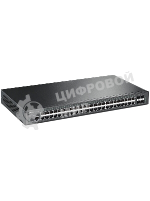 Коммутатор 48-портовый гигабитный управляемый уровня 2+ TP-Link TL-SG3452X JetStream с четырьмя слотами SFP+ 10 Гбит/с