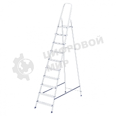 Стремянка Сибртех, 10 ступеней, алюминиевая