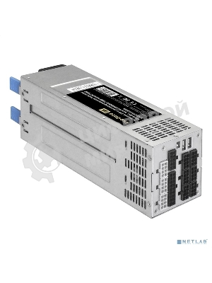 Блок питания серверный 2U Redundant 2x1000W ExeGate EX292323RUS Industrial-RTS1000 (APFC, КПД 94% (80 PLUS Platinum), 4 см fan, 24pin, 2x(4+4)pin, 2PCIe, 2SATA, 6IDE, Cable Management)