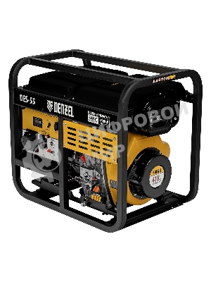 Электрогенератор дизельный Denzel DES-55, 5.5 кВт, 110 дБ, 93.8 кг