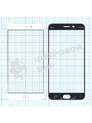 Защитное стекло для Oppo R9s Plus белый