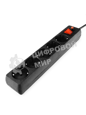 Сетевой фильтр Гарнизон ЕНLB-4 0,5 м 5 розеток черный 