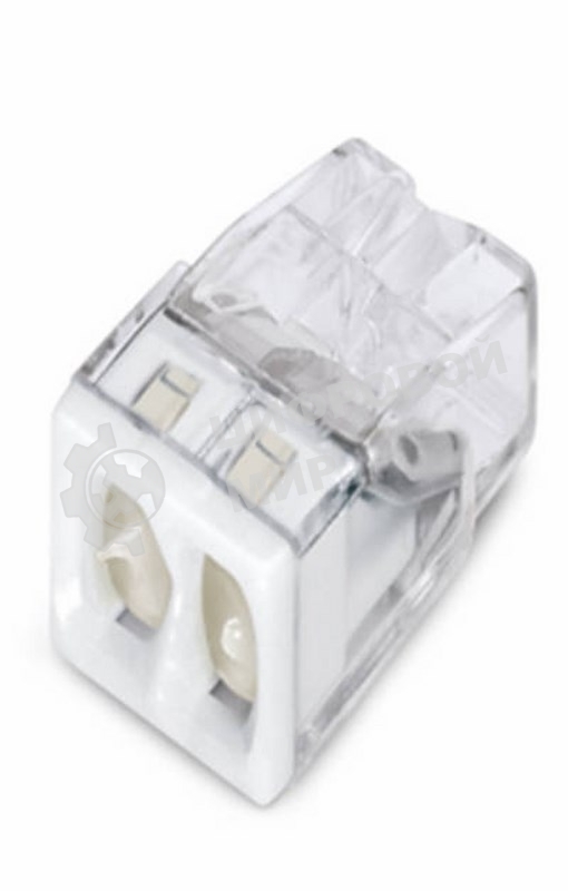 Клемма с пастой 2-пров. 0.5-2.5 мм2 однож. белый (уп/100 шт) 2273-242 WAGO