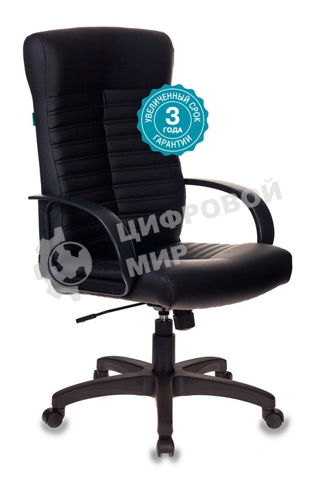 Кресло Бюрократ KB-10LITE/BLACK черный, экокожа