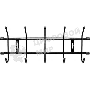 Вешалка настенная НИКА ВН5 (ВН5/Ч черный)