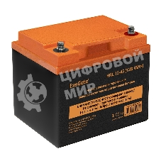 Аккумуляторная батарея ExeGate HRL 12-45 (12V 45Ah, под болт М6)