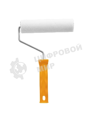 Валик в сборе Matrix велюр, 180 мм, ворс 4 мм, D 36 мм, D ручки 6 мм