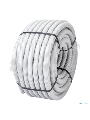 Труба гофрированная ПВХ ЭРА (серый) d 32 мм с зонд. легкая 50 м (10)