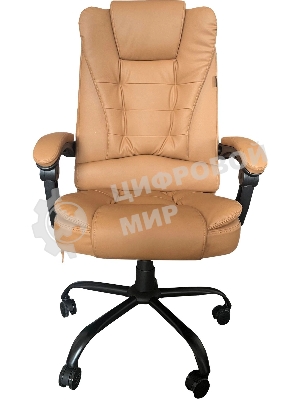 Кресло Cactus CS-CHR-OC05M-BR бежевый, экокожа, подголовник