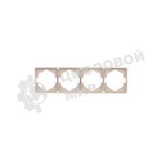 Рамка KRANZ ROUND 4-постовая шелк