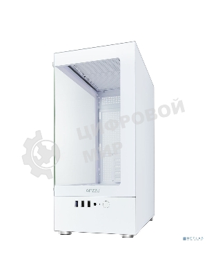 Корпус Ginzzu CL480 mATX передняя панель Стекло Белый