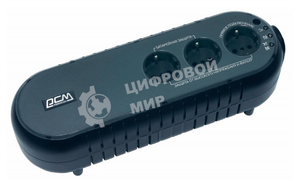 Источник бесперебойного питания Powercom WOW 700U 350Вт 700ВА черный