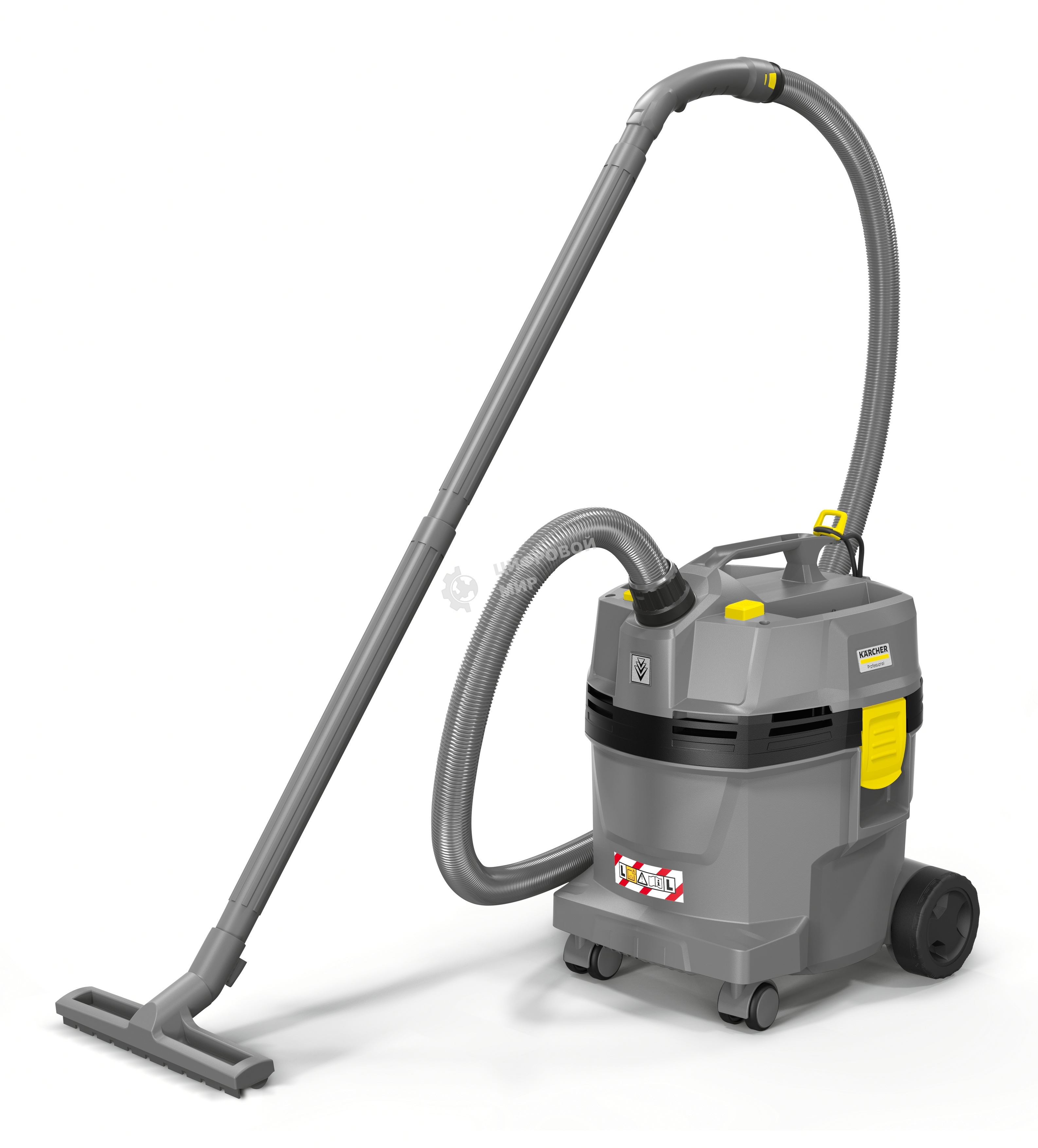 Пылесос Karcher NT 22/1 Ap L серый, 1300 Вт, уборка влажная и сухая, пылесборник мешок 22 л