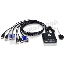 Переключатель ATEN CS22U-(A7) переключатель 2 PORT USB KVM SWITCH