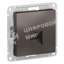 Механизм розетки компьютерной AtlasDesign RJ45 мокко SchE ATN000683