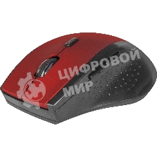 Мышь беспроводная Defender Accura MM-365 красный, 1600 dpi, радиоканал, USB, кнопки - 6
