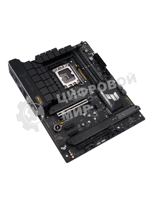 Материнская плата ASUS TUF GAMING H770-PRO WIFI, LGA 1700, Intel H770, 4xDDR5, 4xSATA, 4xM.2, 1xPCIe 5.0 x16, 1xPCIe 4.0 x4, 2xUSB-A 3.2 Gen 2, 4xUSB-A 3.2 Gen 1, 1xUSB-C 3.2 Gen 2x2, 1x2.5Gb LAN, 5x3.5 мм, 7.1, Standard-ATX