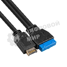 Планка USB на переднюю панель ExeGate U3H-616, 3,5