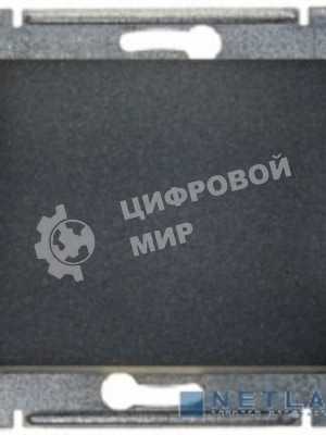Механизм переключателя 1-кл. Glossa сх. 6а 10AX антрацит SchE GSL000761