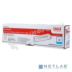 Картридж лазерный Oki 44059107 голубой для С810/830 (8000 стр.)