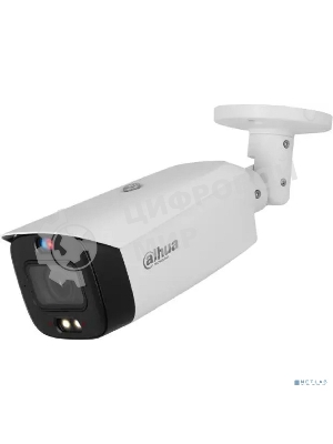 Уличная цилиндрическая IP-видеокамера TiOC DAHUA DH-IPC-HFW3849T1P-ZAS-PV-S5 с ИИ и активным сдерживанием 8Мп, 1/2.8” CMOS, моторизованный объектив 2.7~13,5мм (5x), видеоаналитика, ИК 50м, LED 40м