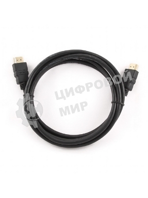 Кабель Cablexpert HDMI CC-HDMI4-6, 19M/19M, v2.0, медь, позол.разъемы, экран, 1.8м, черный, пакет