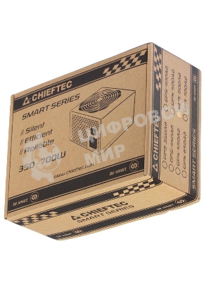 Блок питания Chieftec GPS-650A8, 650Вт, 80 PLUS, 120мм, черный