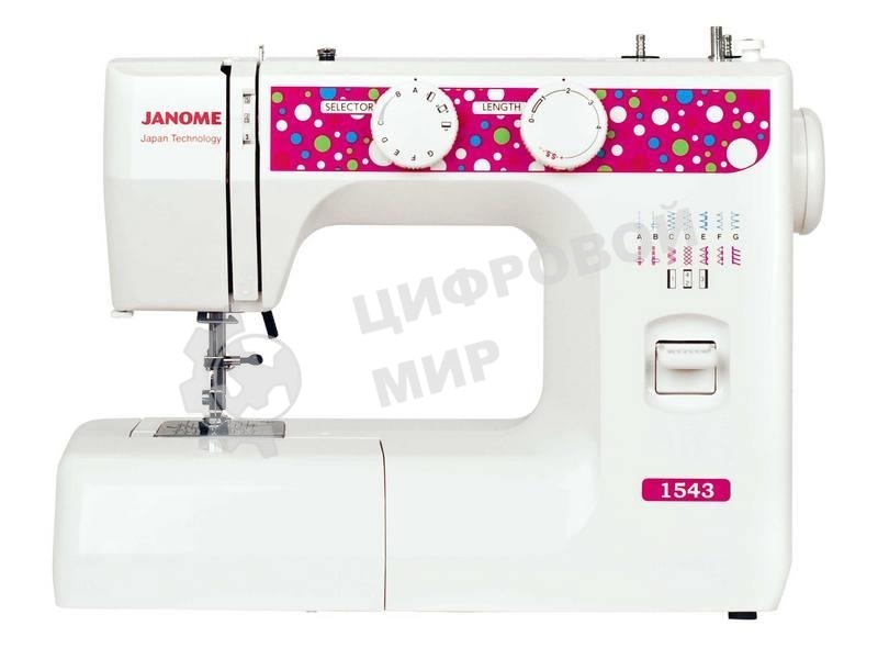 Швейная машина Janome 1543 белый