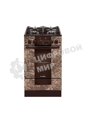 Плита газовая Gefest 5500-02 0114 коричневый, конфорок 4 шт, духовка 52 л, 50 см x 85 см x 58.5 см