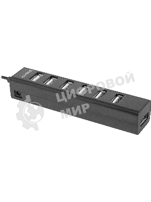 Концентратор USB Defender Quadro Swift USB2.0, 7 портов
